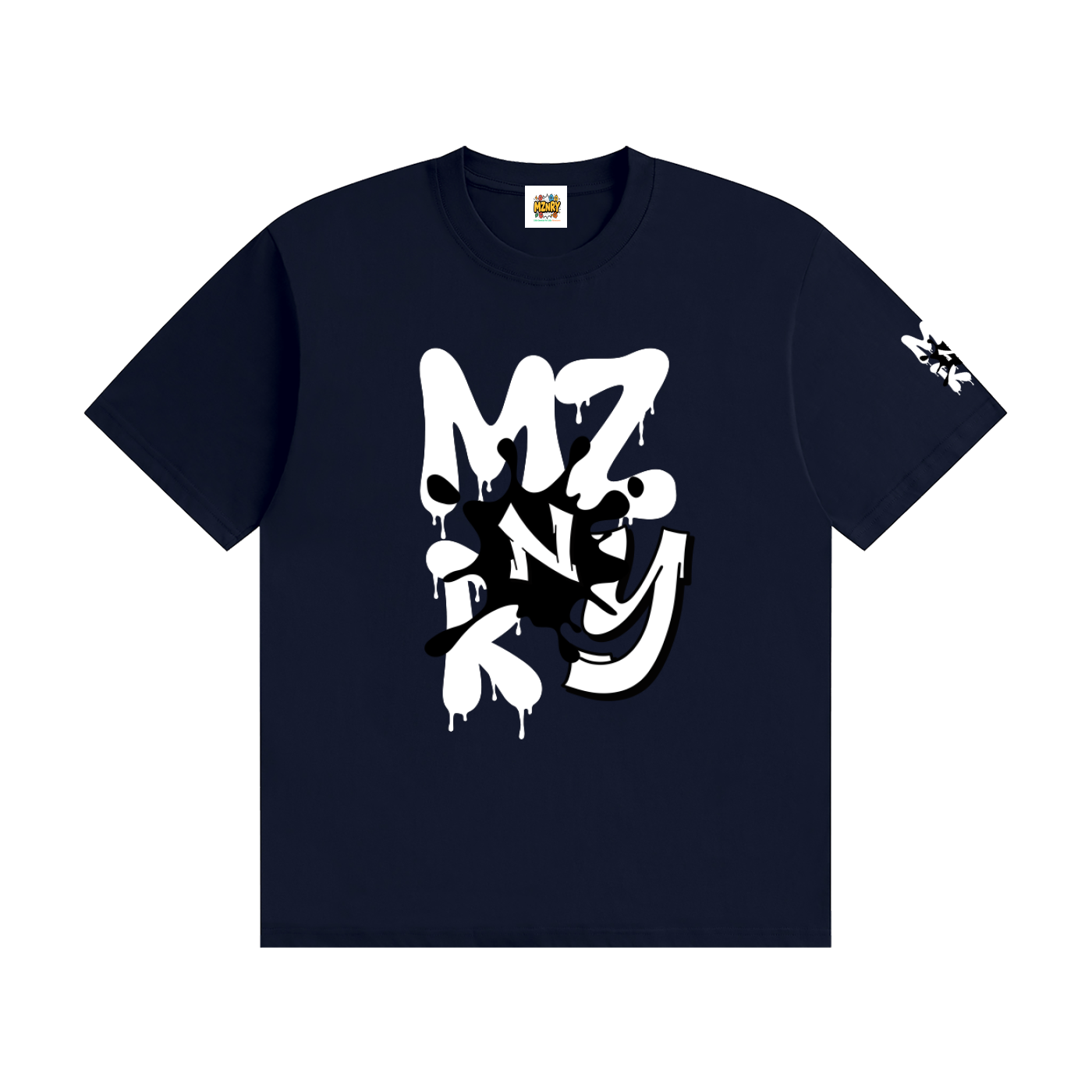 MZNRY| BLK&WHT | Unisex Seamless Cotton T-Shirt