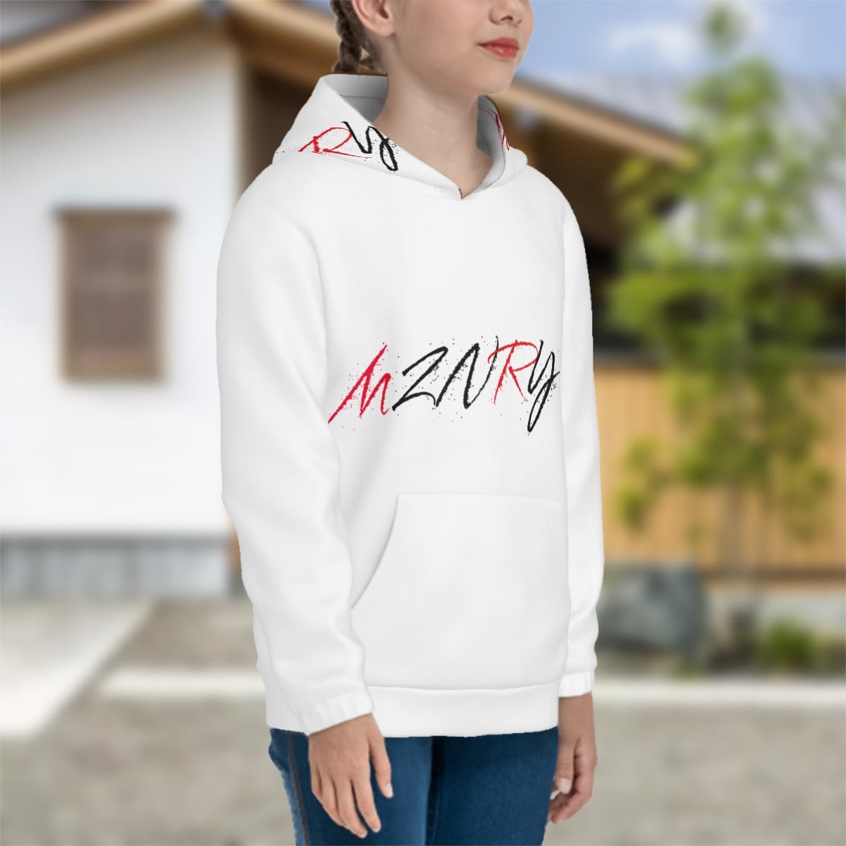 MZNRY Signature Limited Edition Youth Hoodie – Kids' 3D Print Pullover
