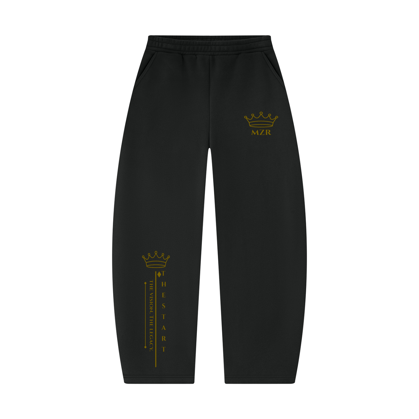 FC001| THE START| Unisex Barrel Leg Sweatpants
