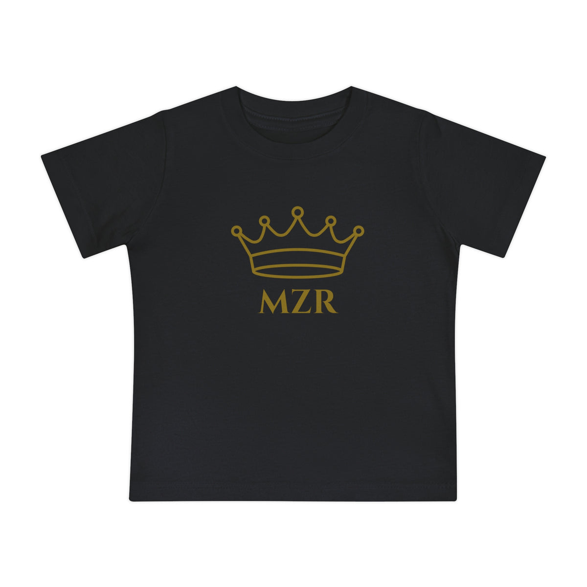 Gold Crown Monogram| "MZR" | Unisex  Royalty Tee