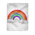 rainbow Sublimation Baby Blanket
