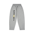 MZNRY LIMITED EDITION Collection 'Signature' Kids' Loose Wide Leg Sweatpants – Flower Gray