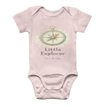 miz_ray_explorers_compass_premium Letter 'Adventure Baby Bodysuit