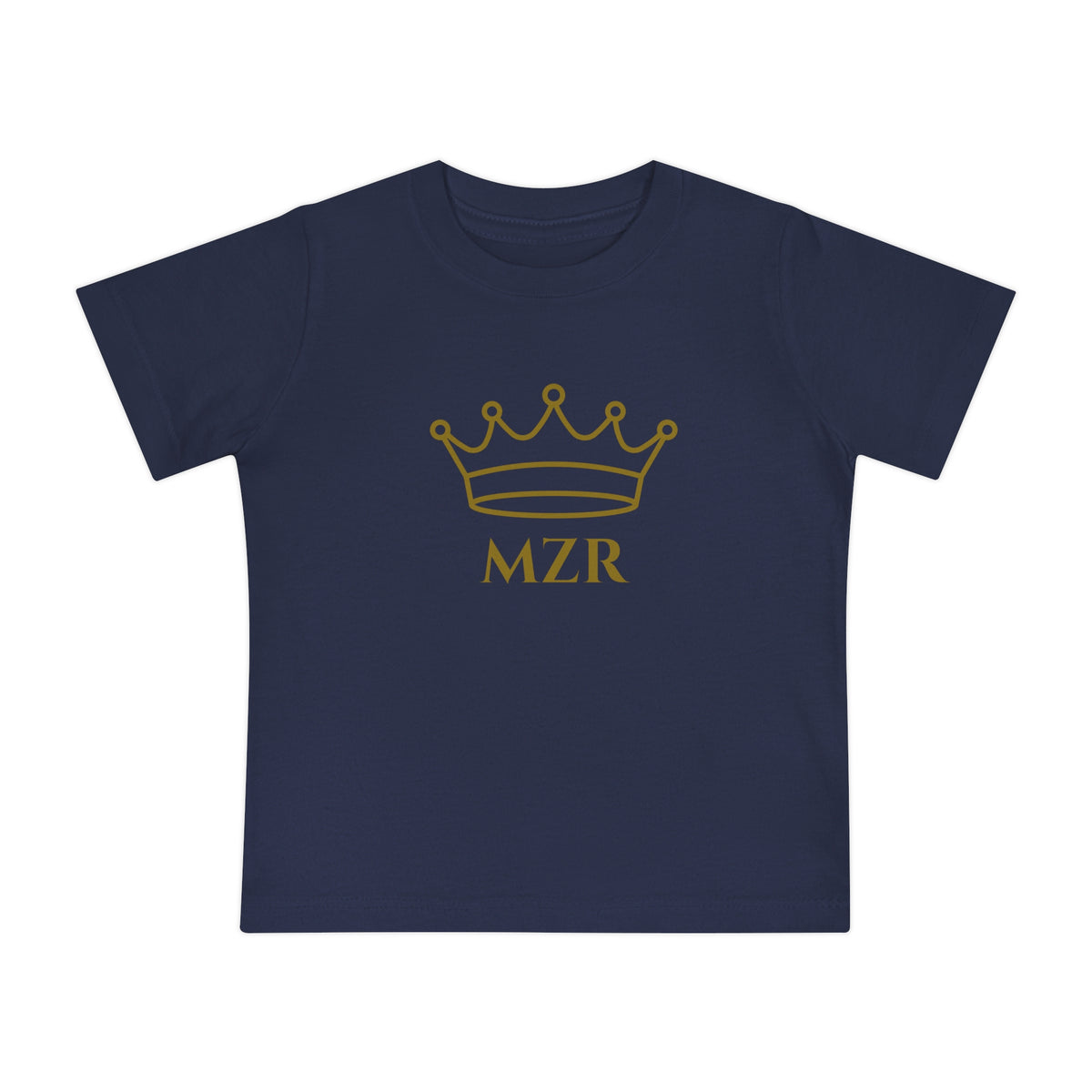 Gold Crown Monogram| "MZR" | Unisex  Royalty Tee
