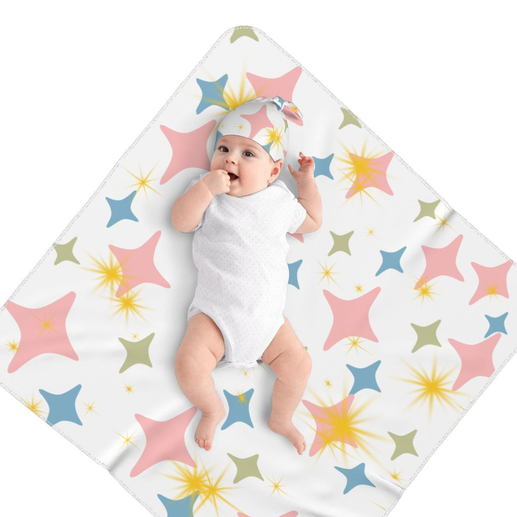 Star Light Swaddle & Beanie Set
