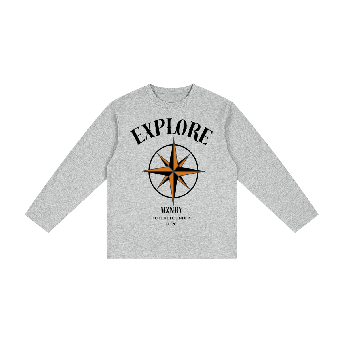 Kid's Drop Shoulder Long Sleeve T-Shirt