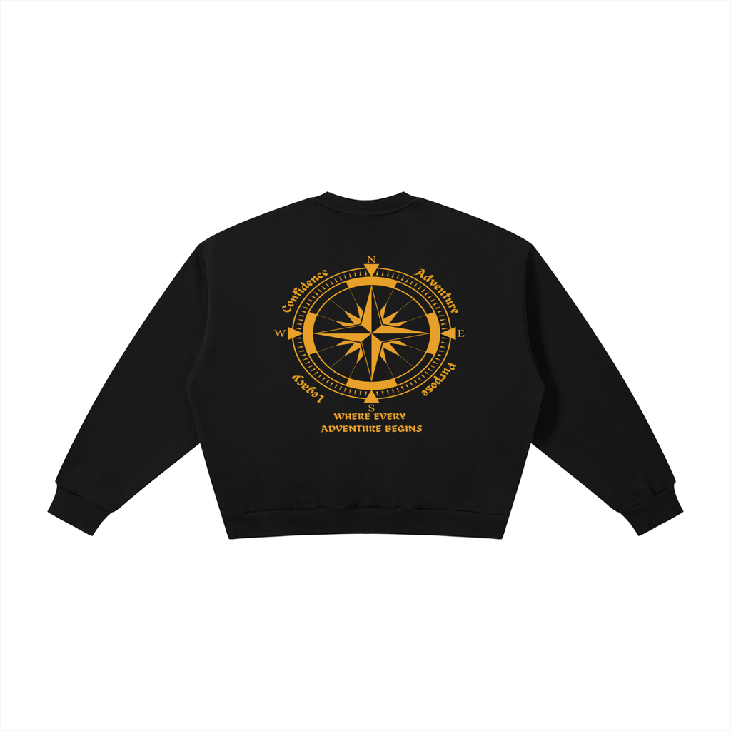 Boxy Fleece Crewneck Sweatshirt