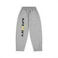 MZNRY LIMITED EDITION Collection 'Signature' Kids' Loose Wide Leg Sweatpants – Flower Gray