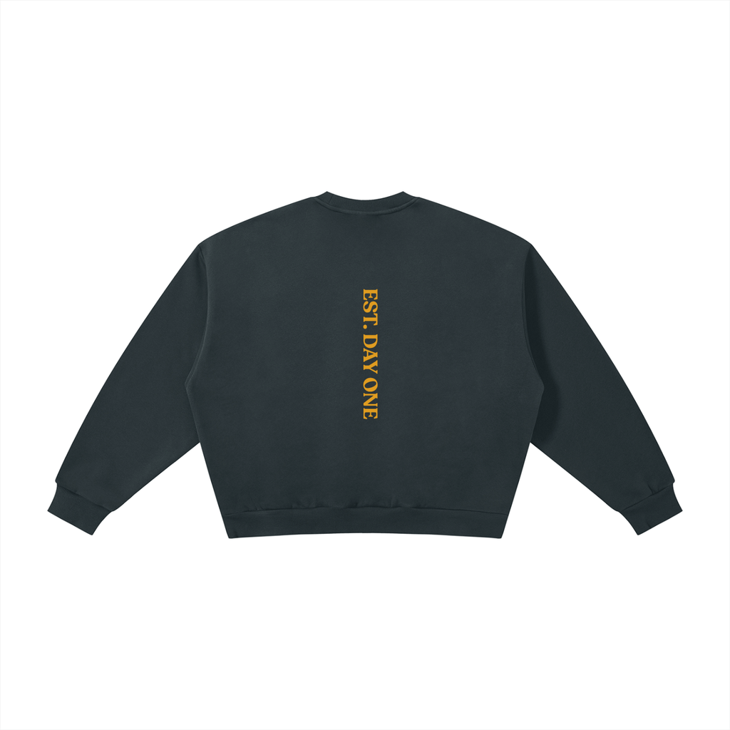 Boxy Fleece Crewneck Sweatshirt