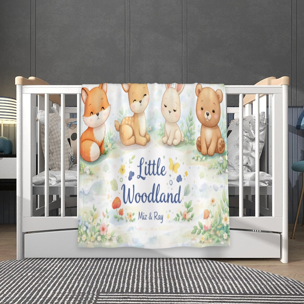 Little Woodlands' Super Soft Plush Baby Blanket