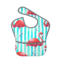 Miz & Ray Flamingo Baby Bib | Waterproof & Wipeable | 6–24 Months
