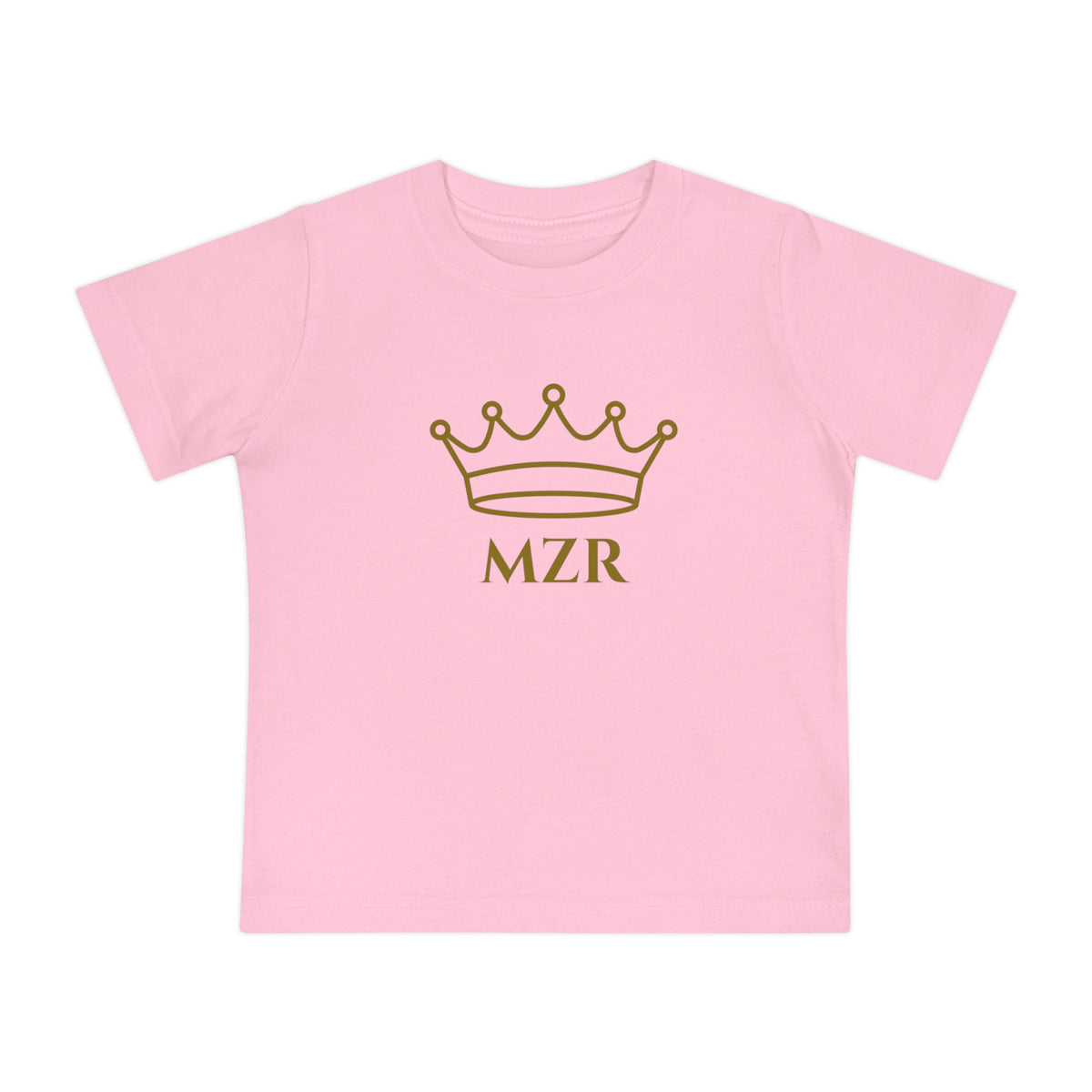 Gold Crown Monogram| "MZR" | Unisex  Royalty Tee