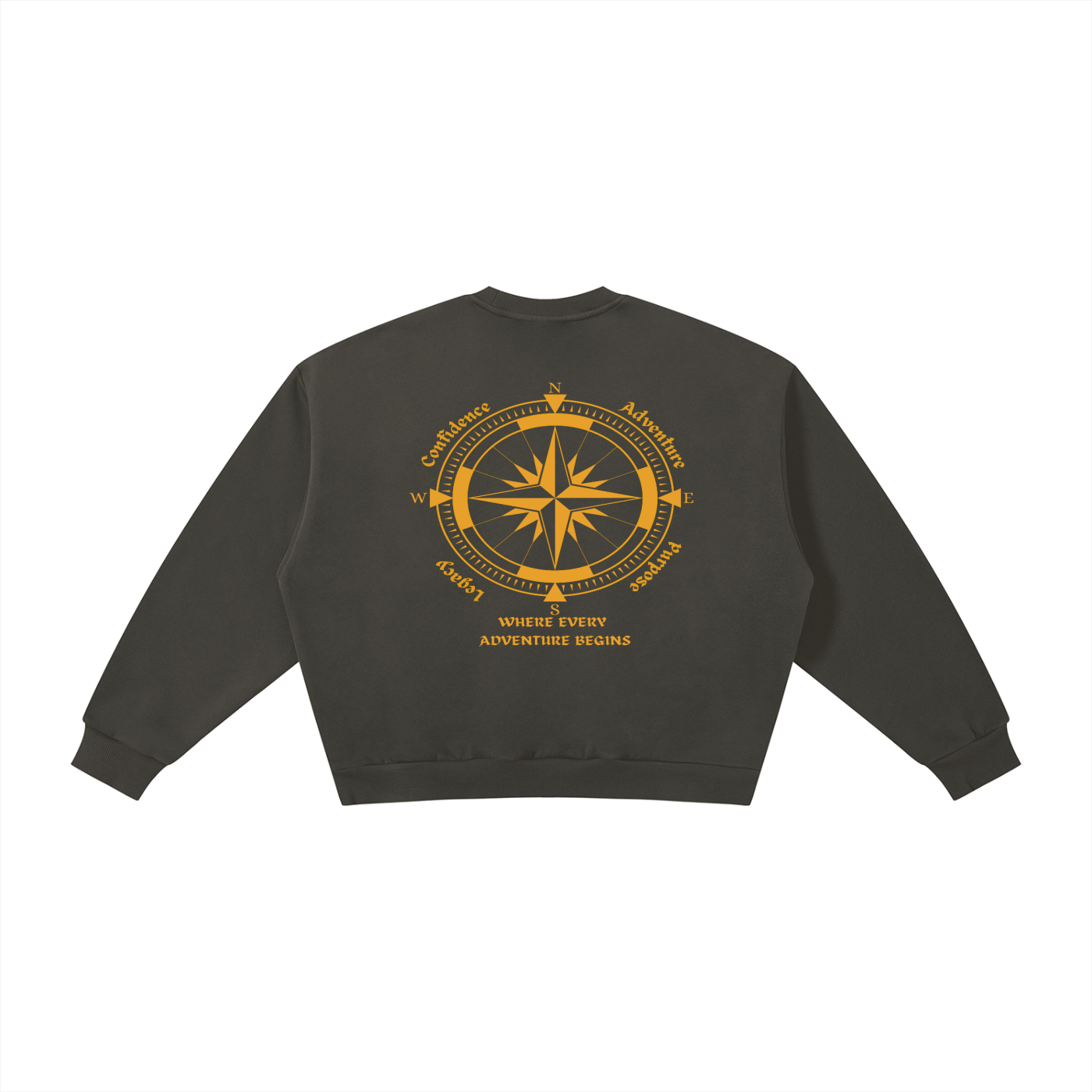 Boxy Fleece Crewneck Sweatshirt