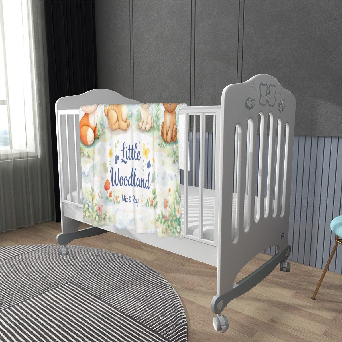 Little Woodlands' Super Soft Plush Baby Blanket