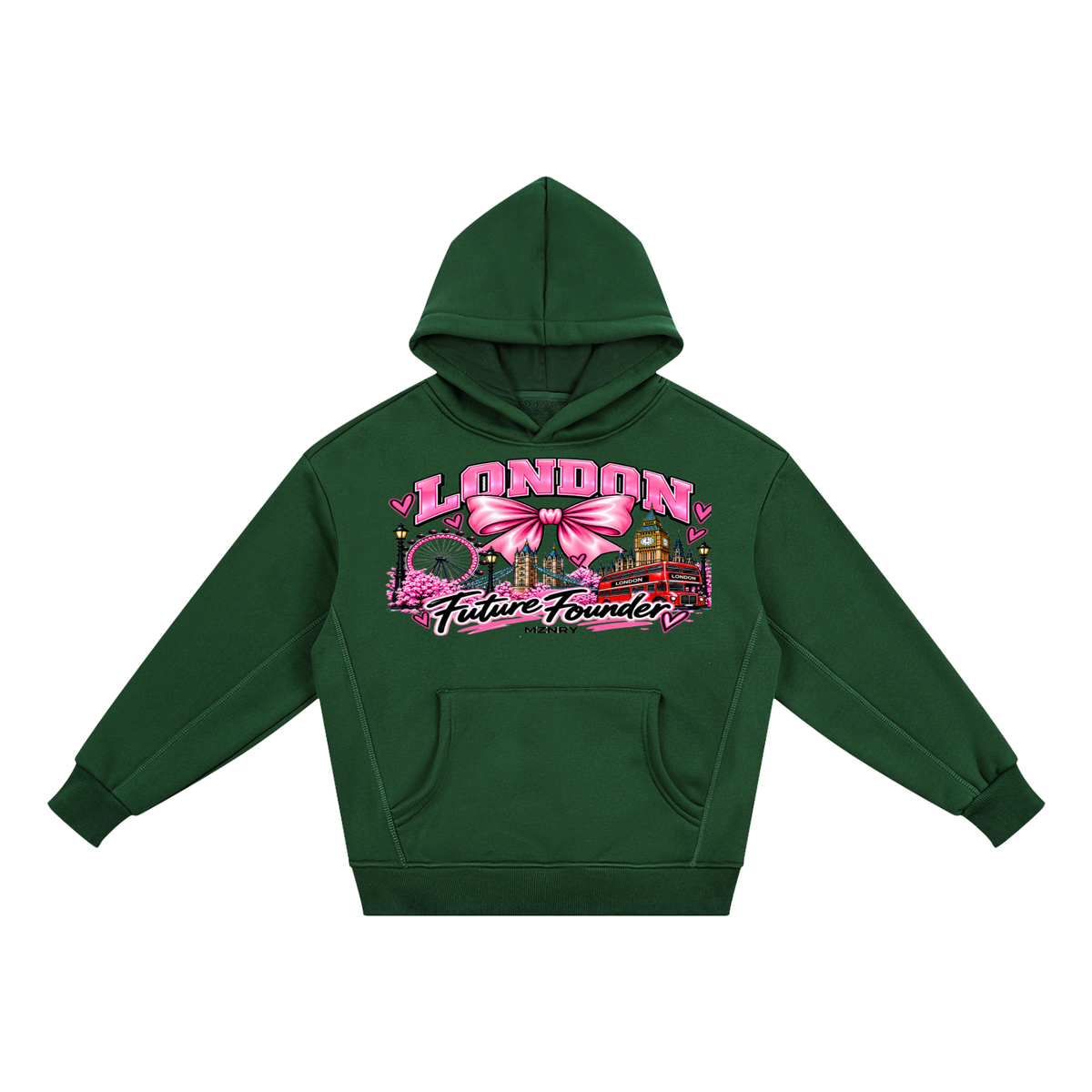 MZNRY| PINK LONDON Kids’ Fleece Hoodie