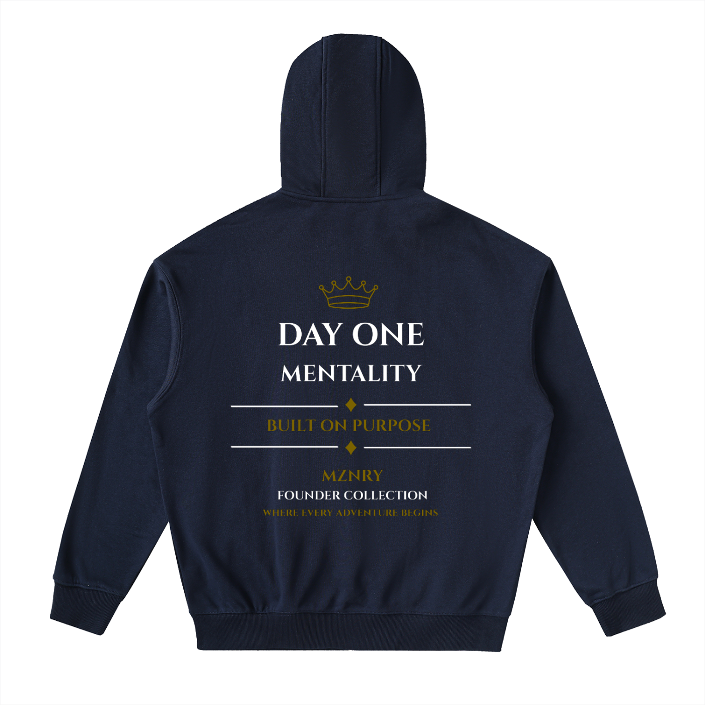 FC001|D.1 HERITAGE| Drop-Shoulder Zip Up Hoodie