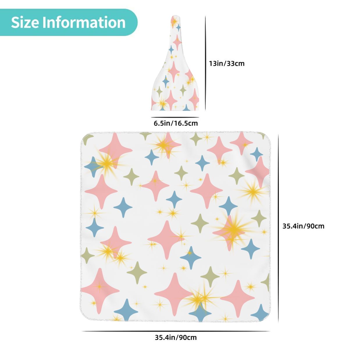 Star Light Swaddle & Beanie Set