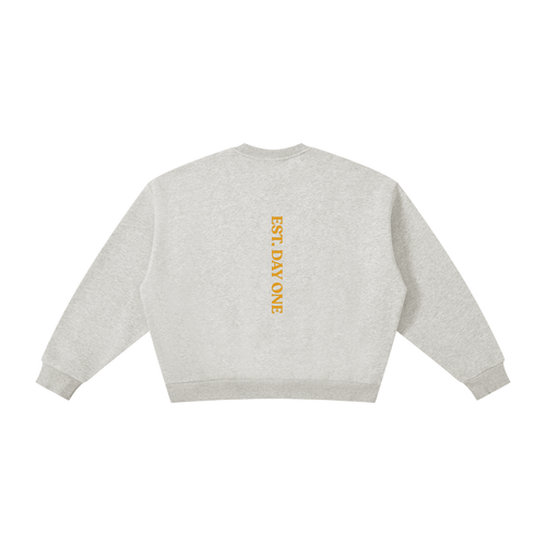 Boxy Fleece Crewneck Sweatshirt