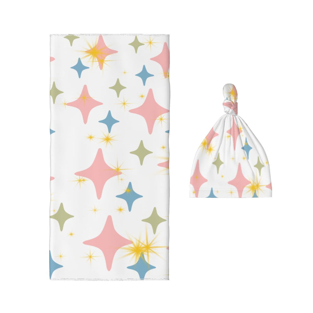Star Light Swaddle & Beanie Set