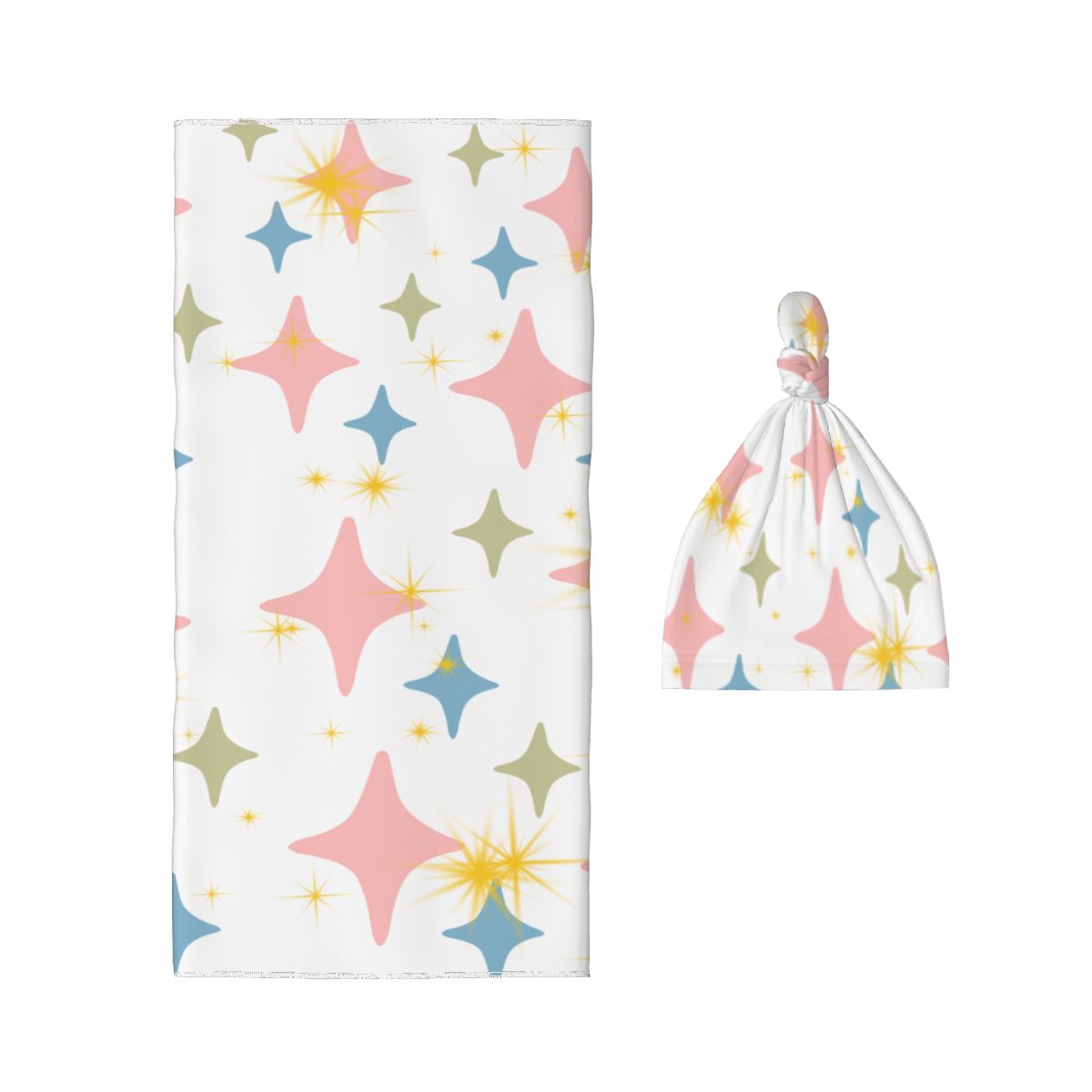 Star Light Swaddle & Beanie Set
