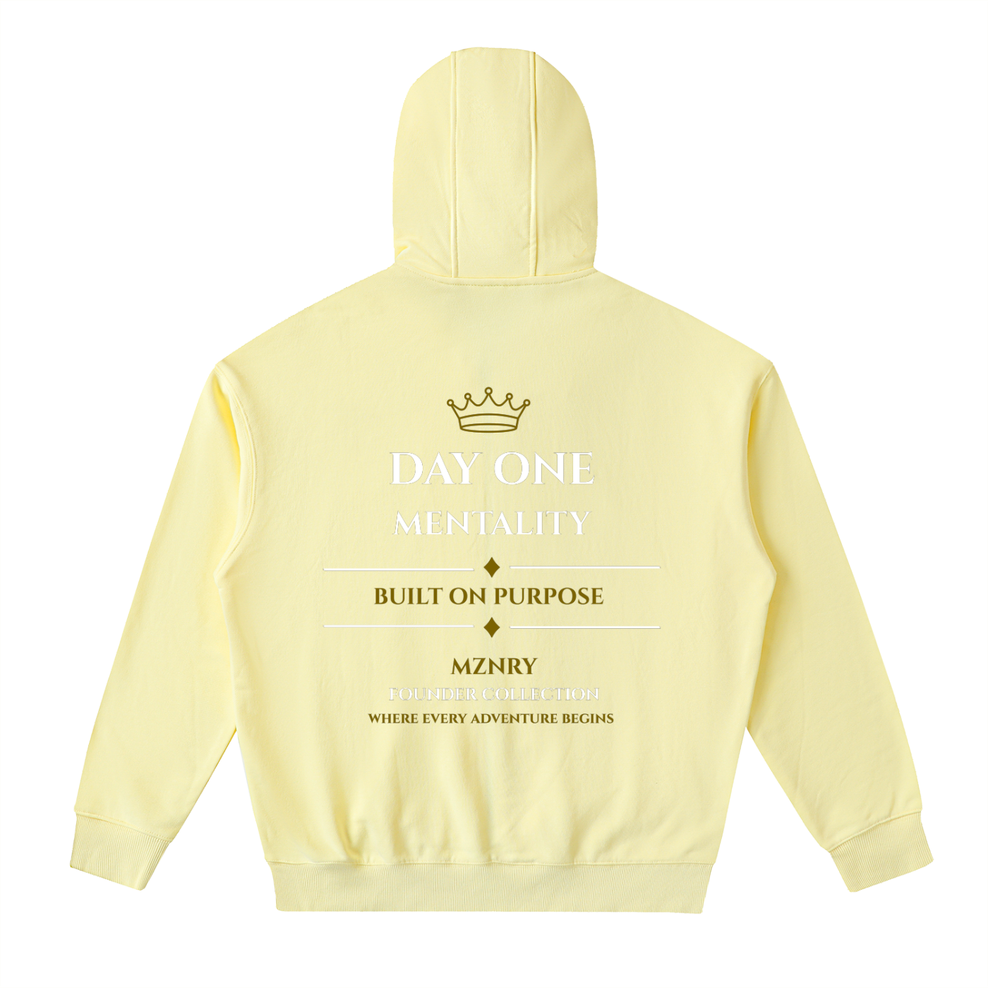 FC001|D.1 HERITAGE| Drop-Shoulder Zip Up Hoodie