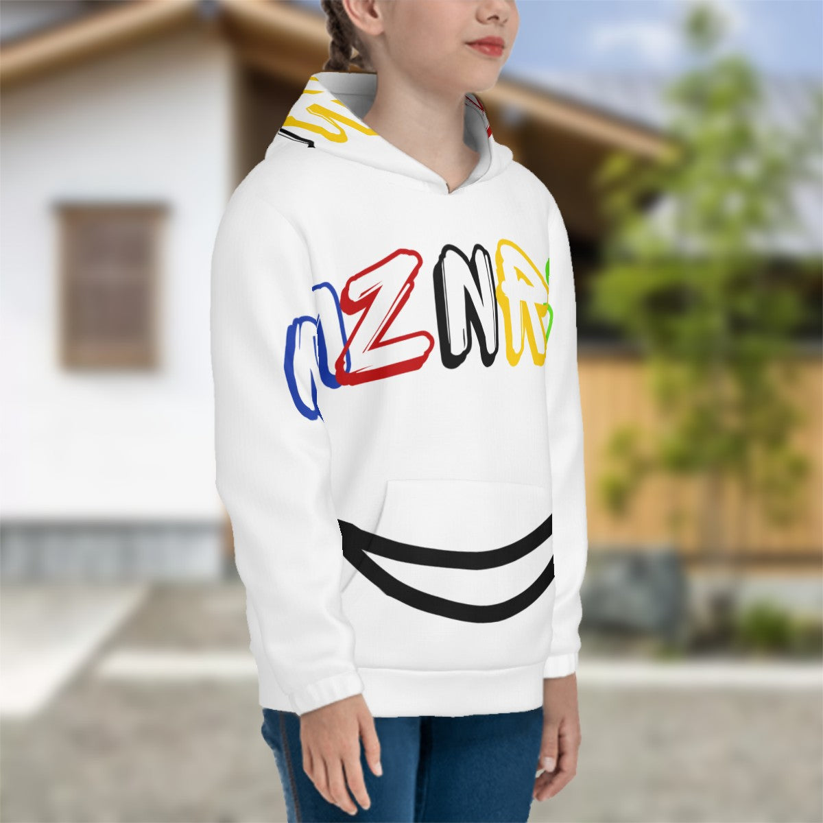 MZNRY Limited Edition Smile Youth Hoodie – Kids' 3D Print Pullover