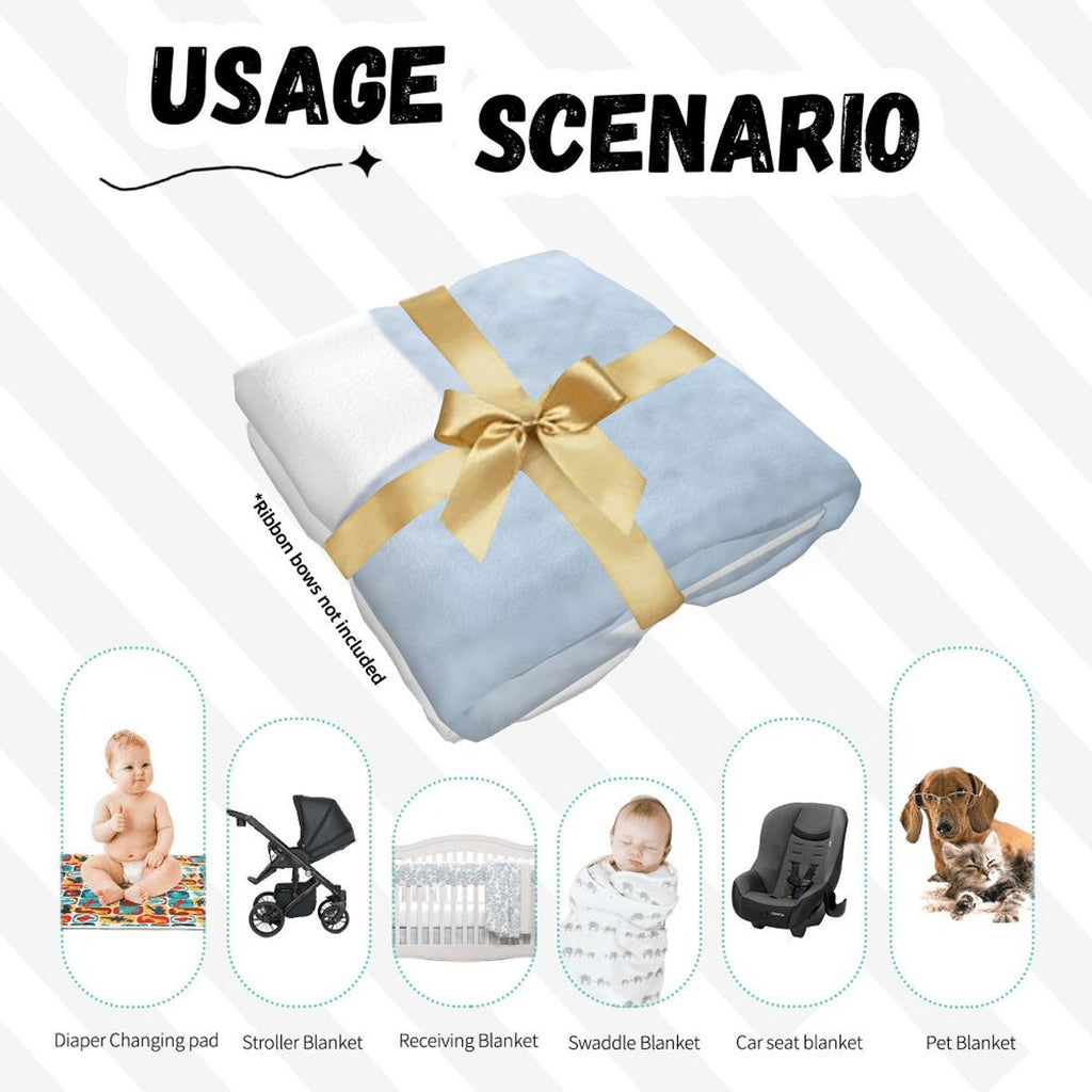 Baby Swaddle Blanket & Beanie Hat Set | Star & Dream Big Print | 0–6 Months