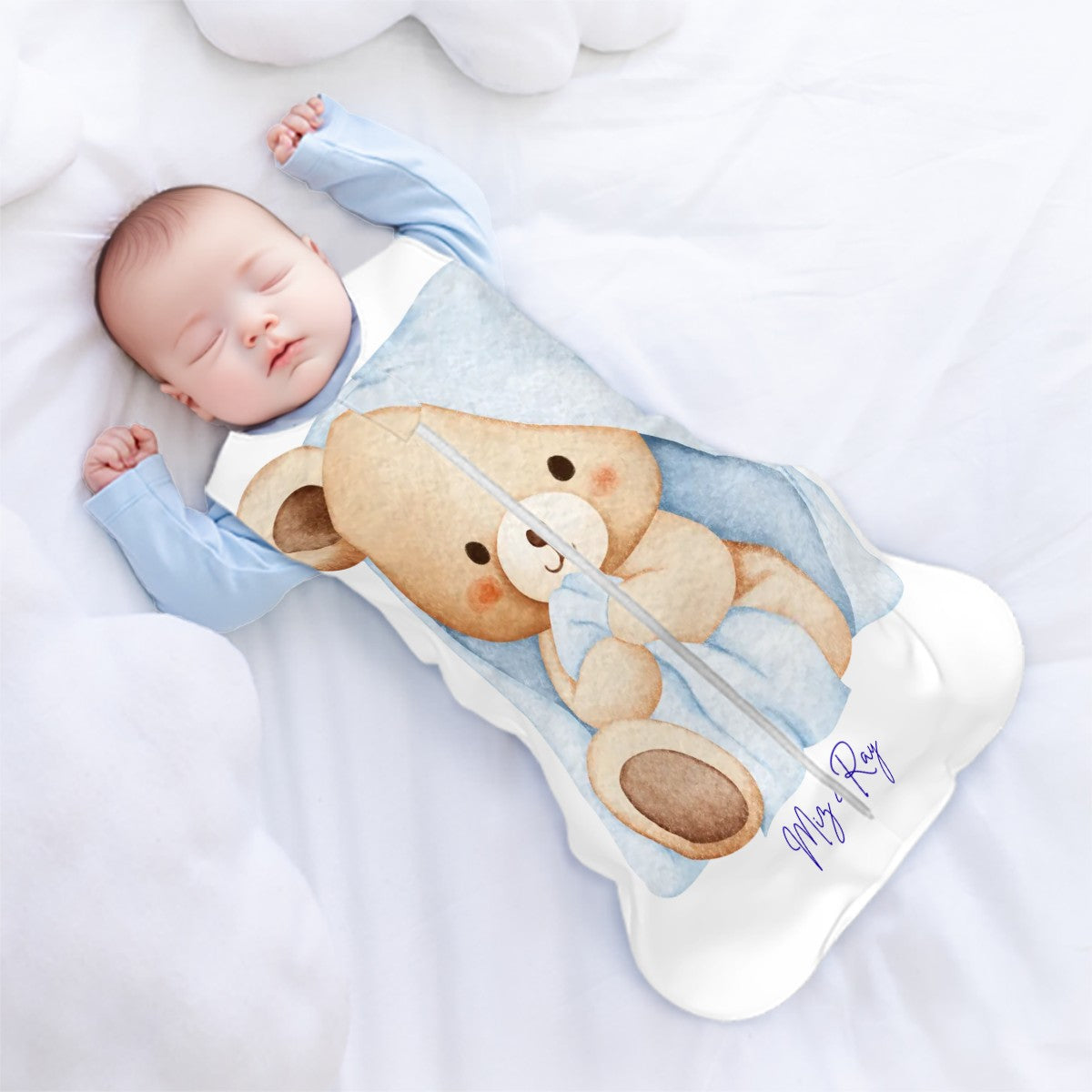 Miz & Ray Sleeveless Baby Sleep Sack – Soft Plush Printed Wearable Blanket